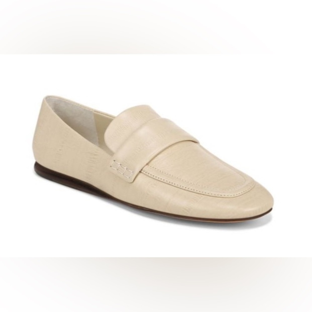 Vince Davis Leather Loafers Moonlight Size 6.5M